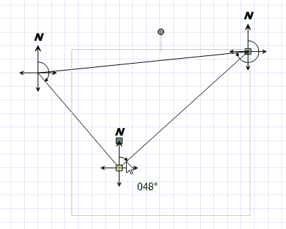 qmapshack draw line bearing