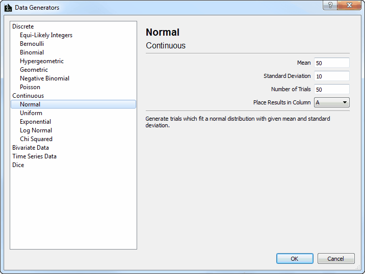 sample data generator